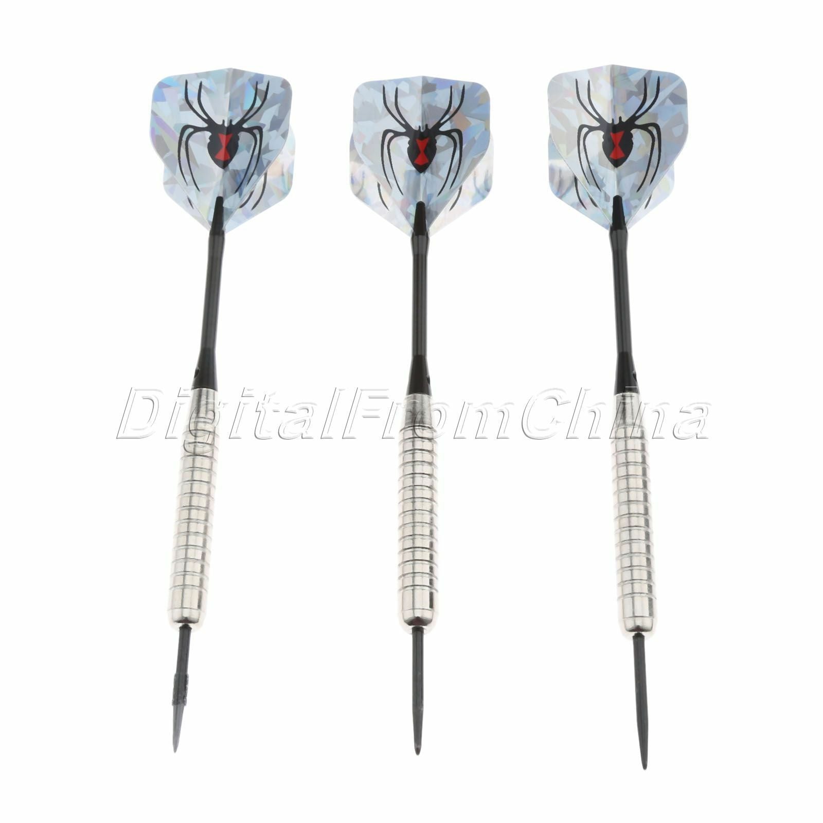 3X Great Standard Steel Tip Darts & Aluminium Shafts Dart Flight Useful Supplies