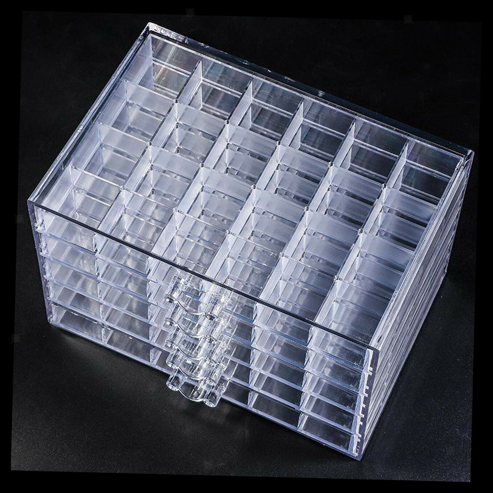 120 Grids Diamond Painting Accessories Beads Storage Holder Container Case