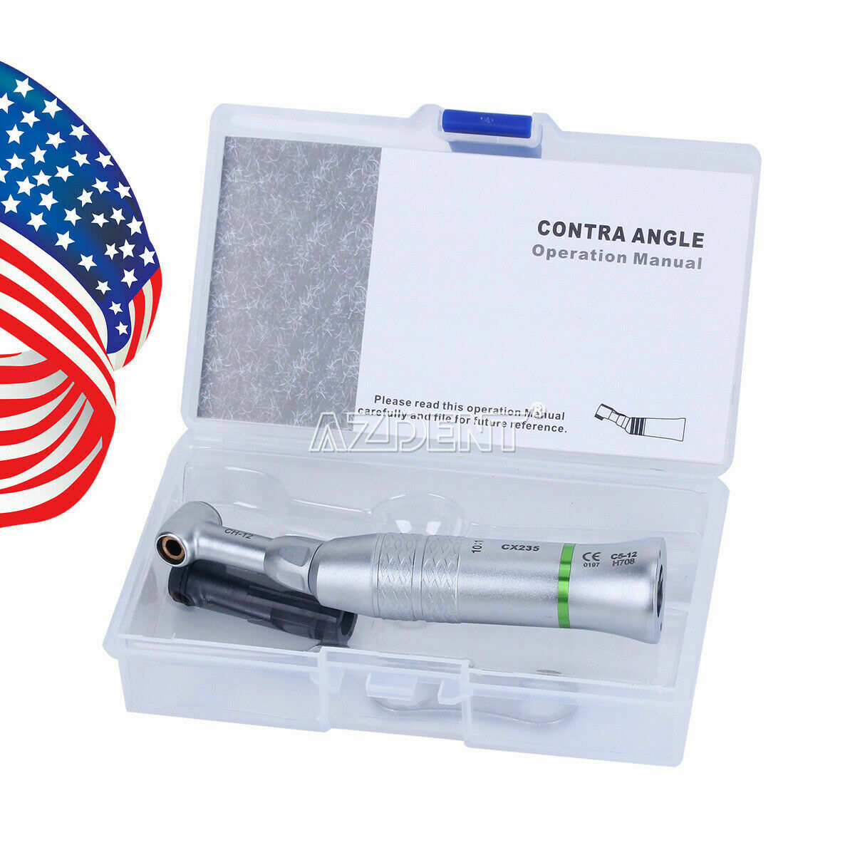 Dental 10:1 Reduce Contra Angle 90º reciprocating Rotate Endo Treatmen Handpiece