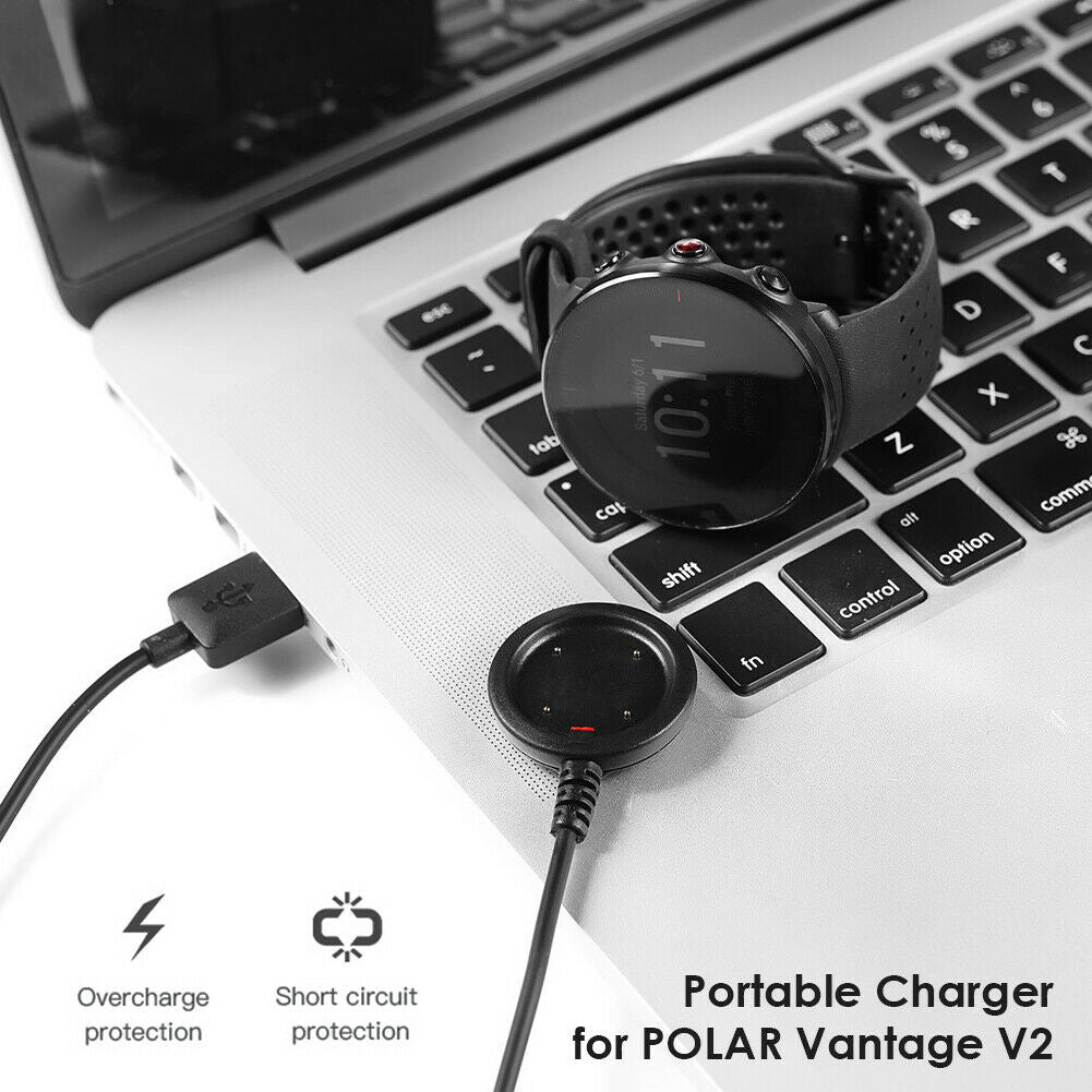 Smart Watch Charger Dock for POLAR Vantage V2/GRIT X/Ignite USB Power Adapter