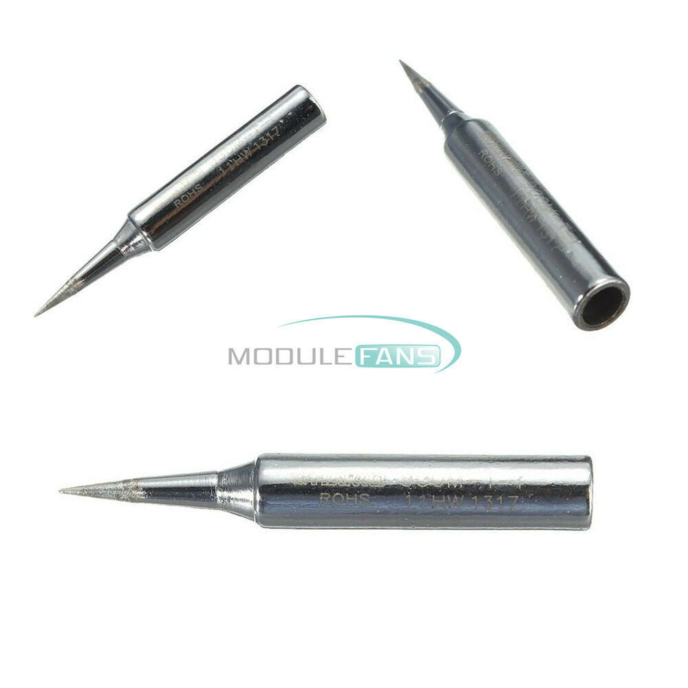 5Pcs 900M-T-I 936 Replaceable Conical Pencil Solder Tip Iron Head