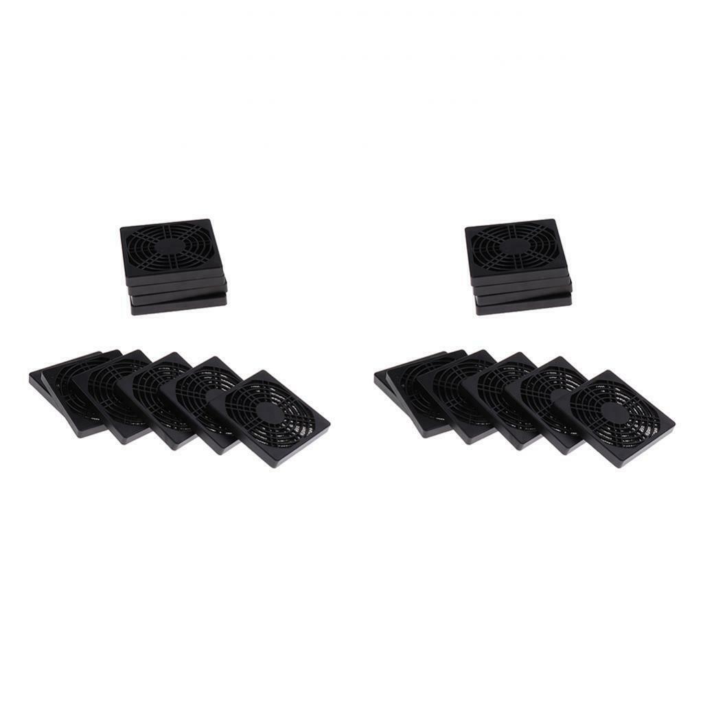20x Ventilation Protection Grille With Dust Filter For Fan PC Computer Case 8cm
