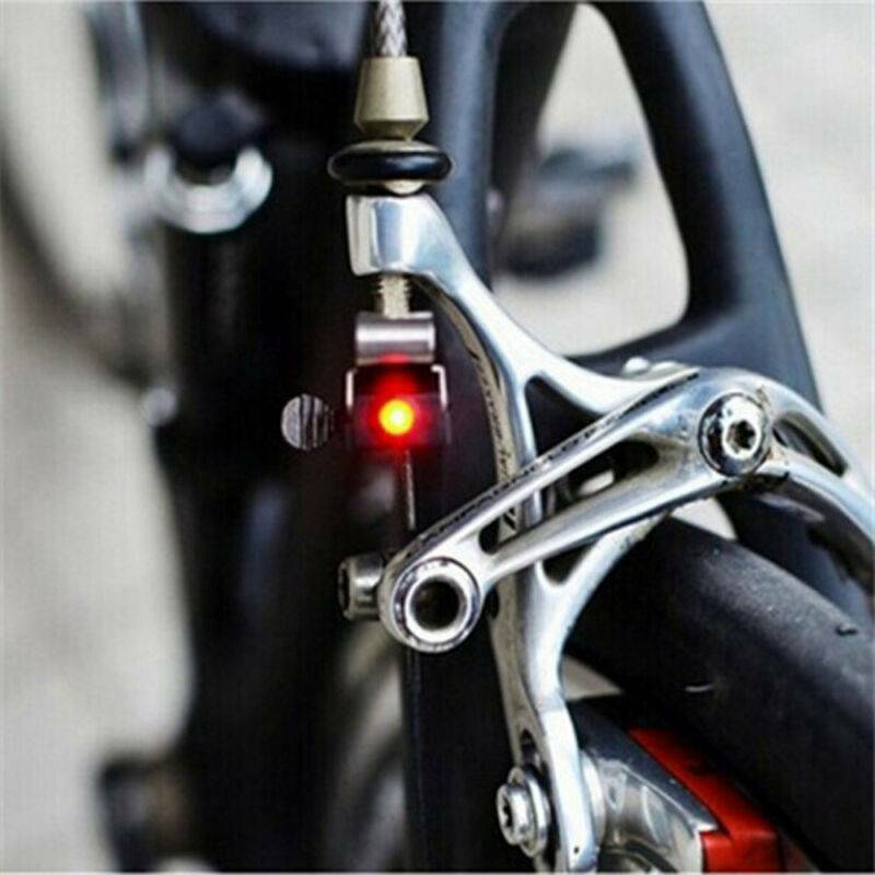 Bicycle LED Tail Light Bike Cycling Brake Light Red Safety Warning Light Useful
