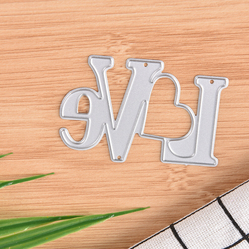 Love  Metal  DIY Cutting Dies Stencil Scrapbook Album Paper Card Embossing  BD