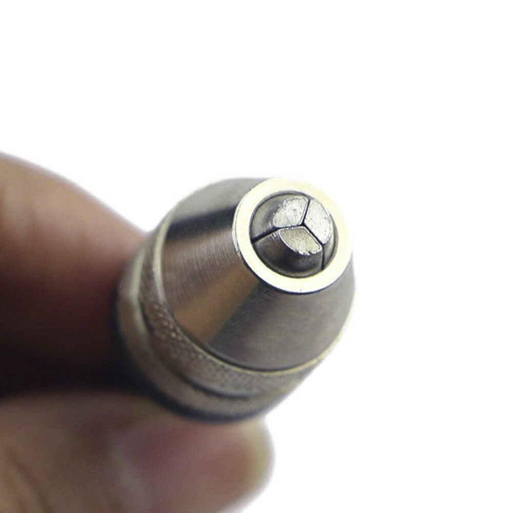 1/4" Keyless Drill Bit Chuck Hex Shank Adapter Converter Quick Change 0.3-3.9mm~