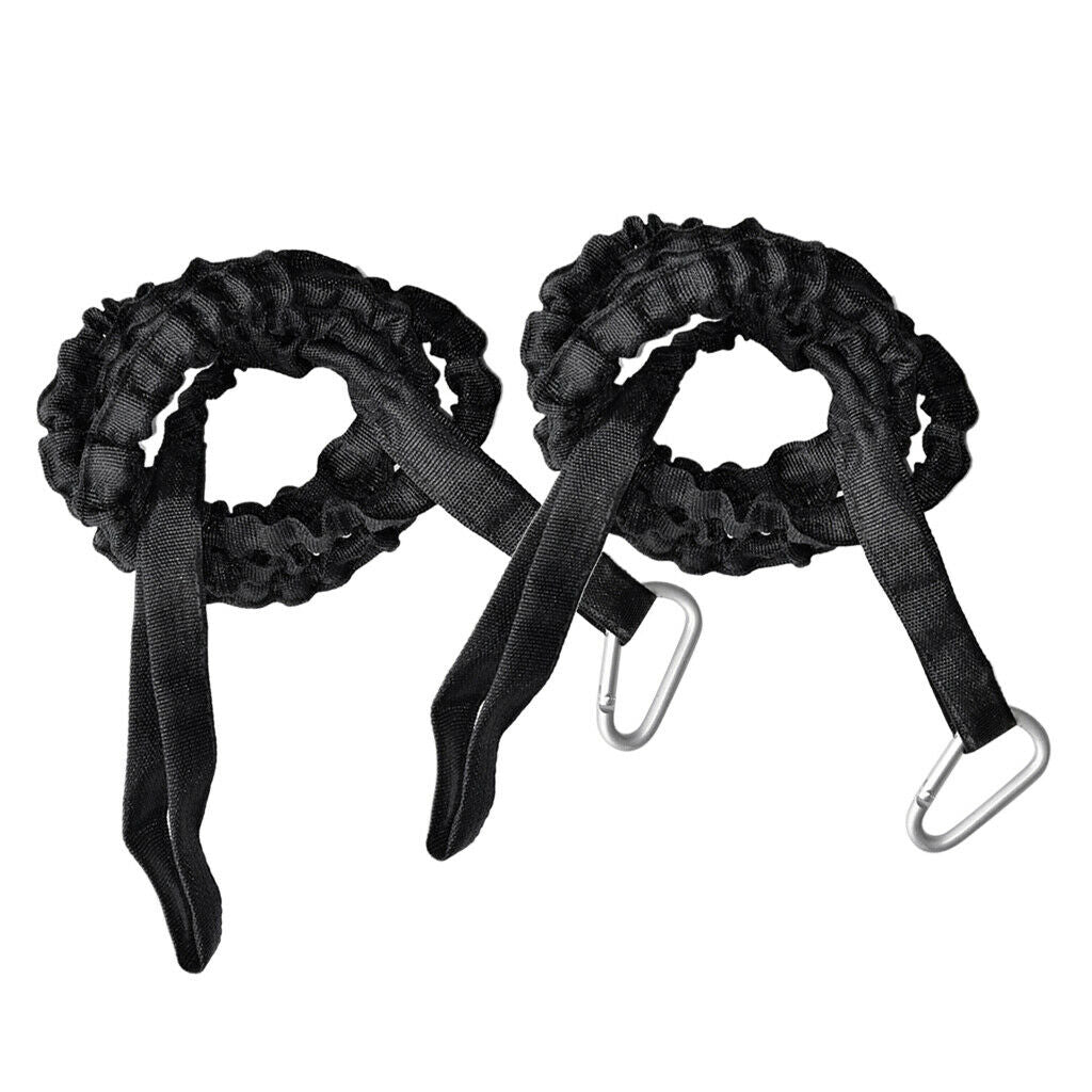 Set of 2 Durable Paddle Leash Inflatable Boat Safety Fishing Rod Keeper