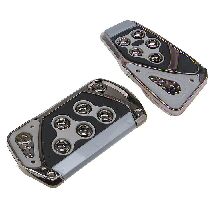 2X Universal Non-Slip Automatic Gas Brake Foot Pedal Pad Cover Auto Accessories
