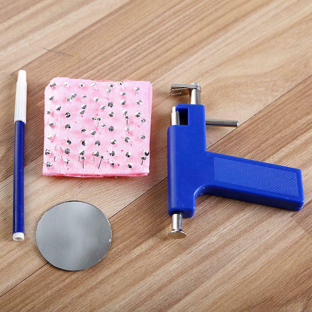 Ear Piercing Gun Earrings Studs Nose Navel Body Piercer Safety Tools Kit @