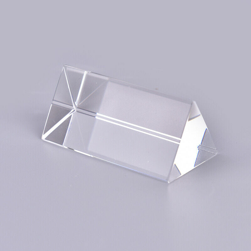 30*30*60mm Triangular Prism BK7 Optical Prisms Glass Physics Teaching Ref.l8