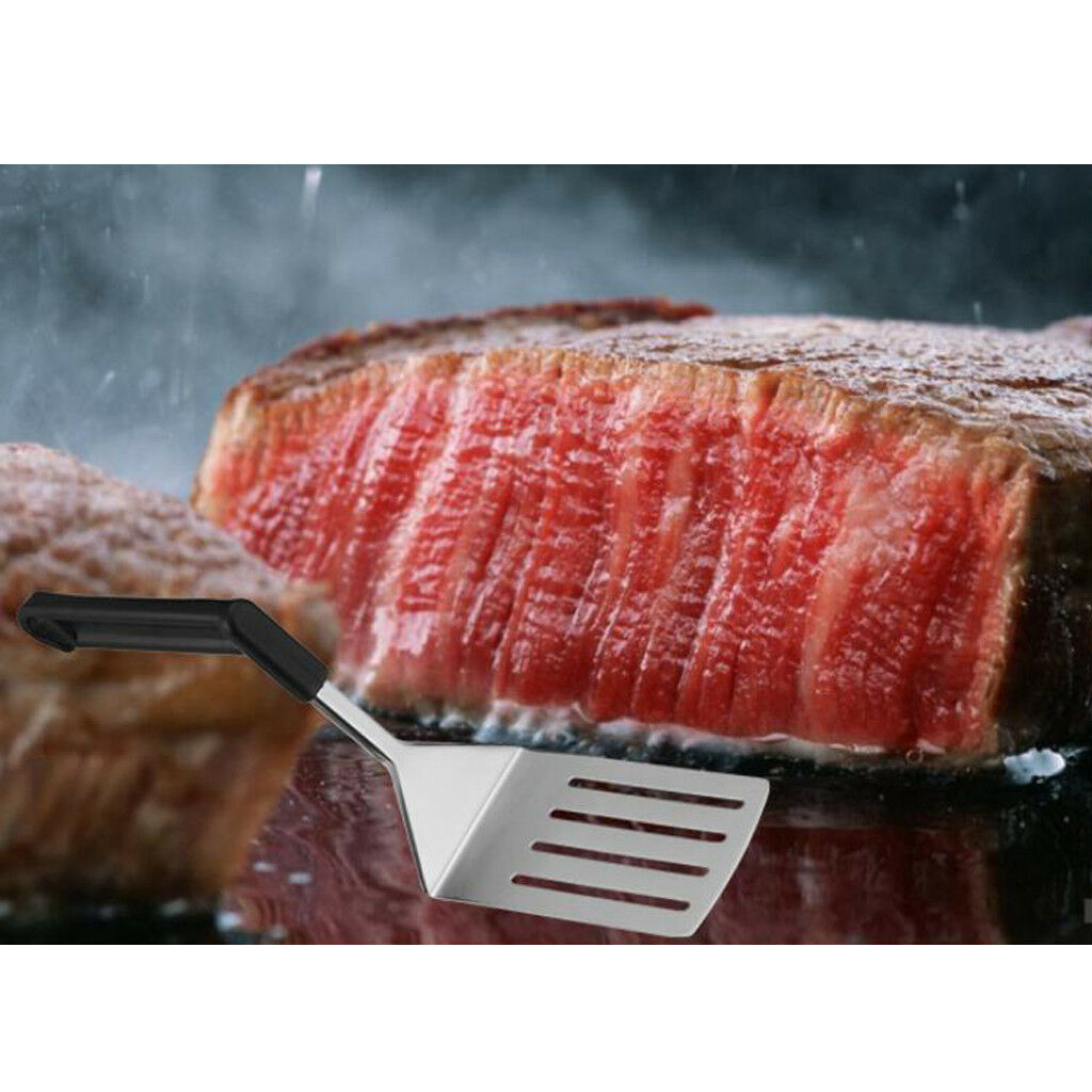 Stainless Burger/  Slice Slotted Turner Spatula Kitchen Cooking Tools L