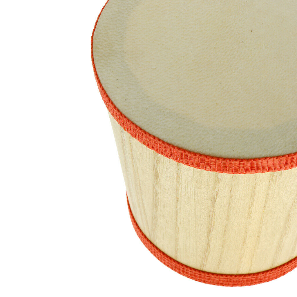 Bongo Drum Made of Polished Wood, Diameter. 4inch 5inch Mini Percussion