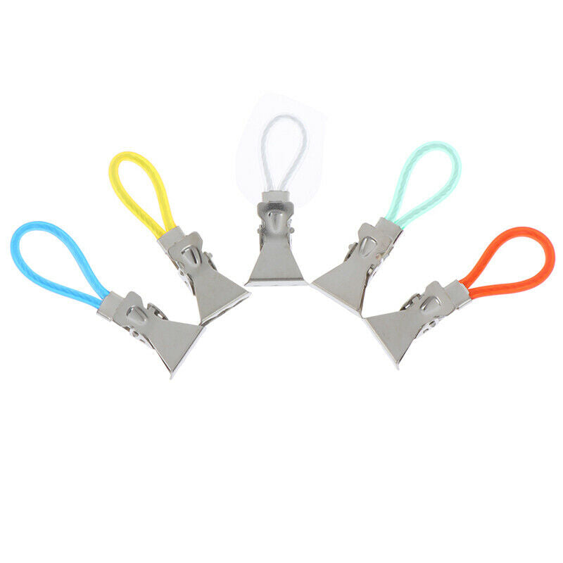 Durable Tea Towel Hanging Clips Clip On Hook Loops Hand Towel Hangers 5 liP N Pb