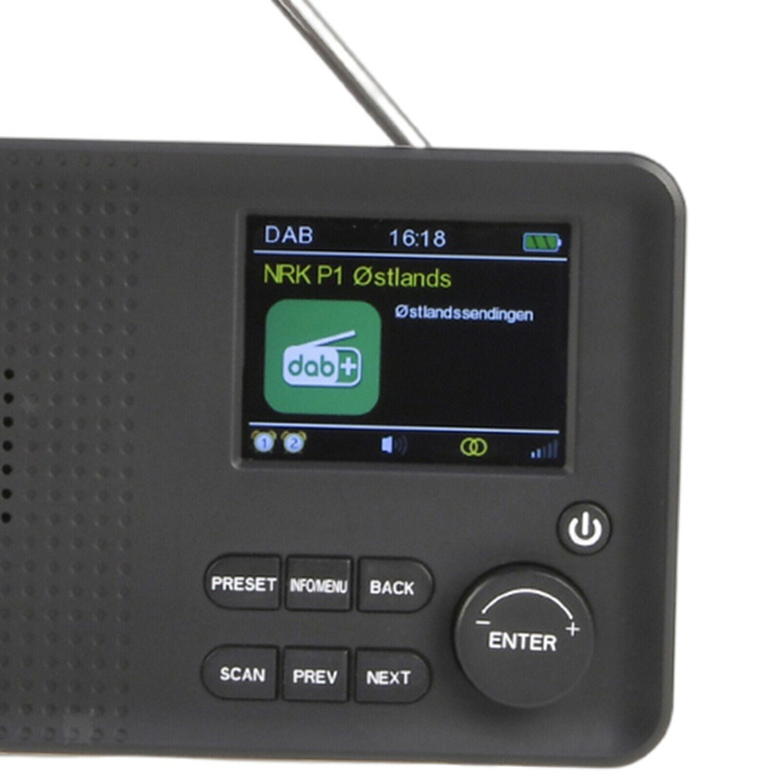 Portable Bluetooth DAB/DAB+ Digital Radio FM Receiver Speaker Alarm Clock