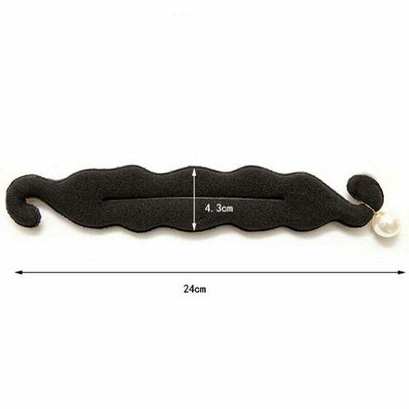 Magic Sponge Clip Foam Donut Hair Styling Bun Maker Curler Tool Ring Twist BBDA