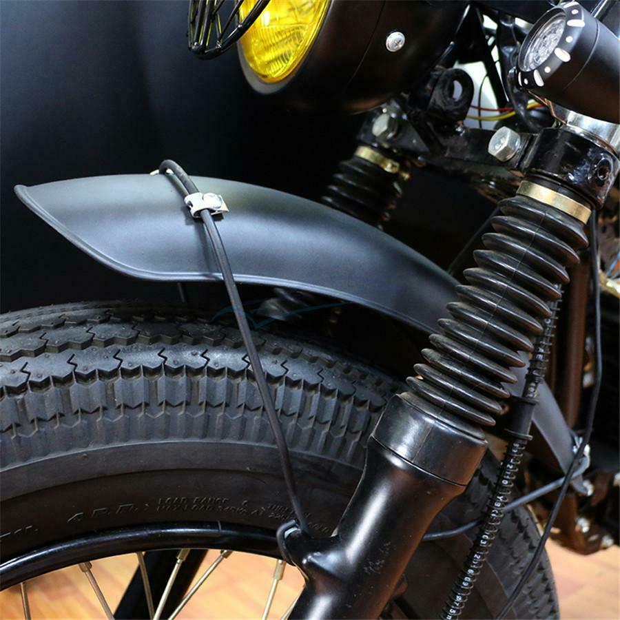 1Pcs Matte Black Metal Motorcycle Front Wheel Fender Protector Mudguard Cover