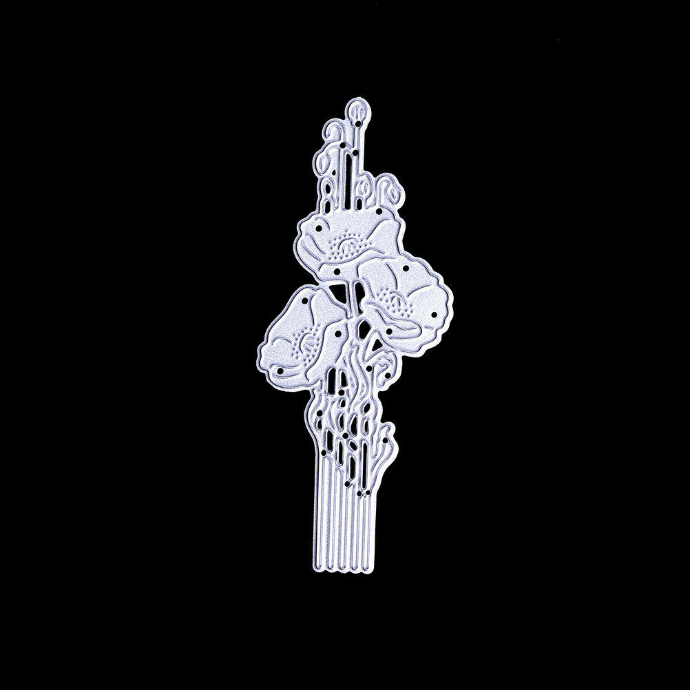 Flower Framed Gift Cards Metal Cutting Dies For Scrapbooking Craft Xmas De.l8