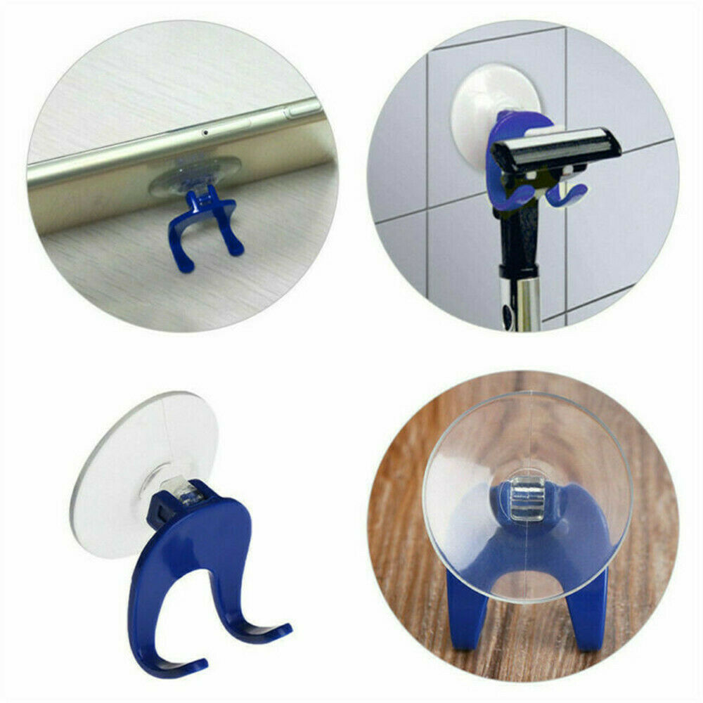 Newly Multifunction Home Kitchen Plastic Suction Cup Rack Stand Holder Wall Hook