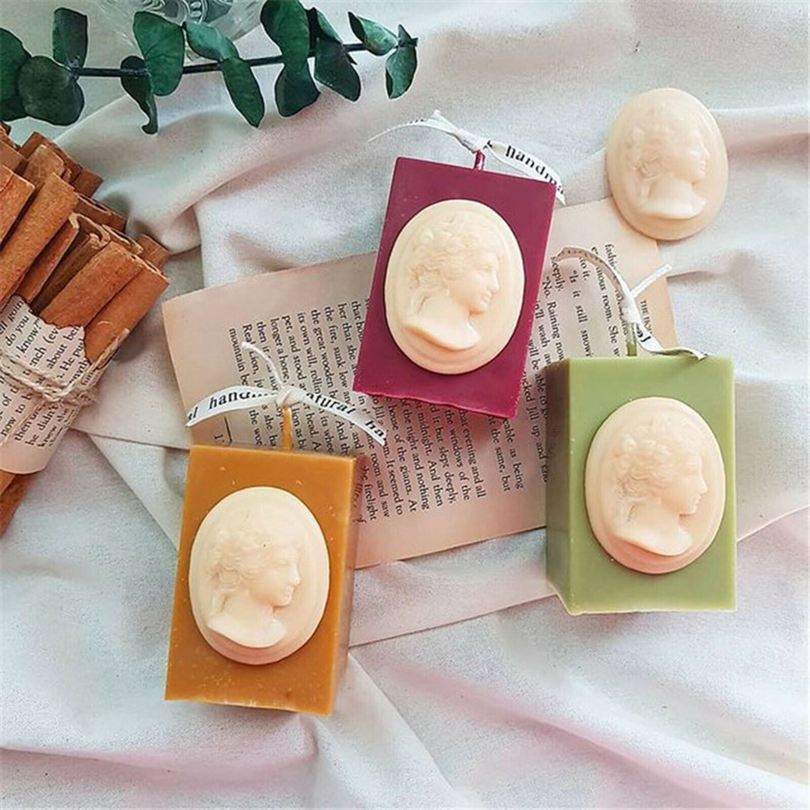Head Portrait Candle Mold Soap Aromatherapy Candle Making Silicone Mold DIY