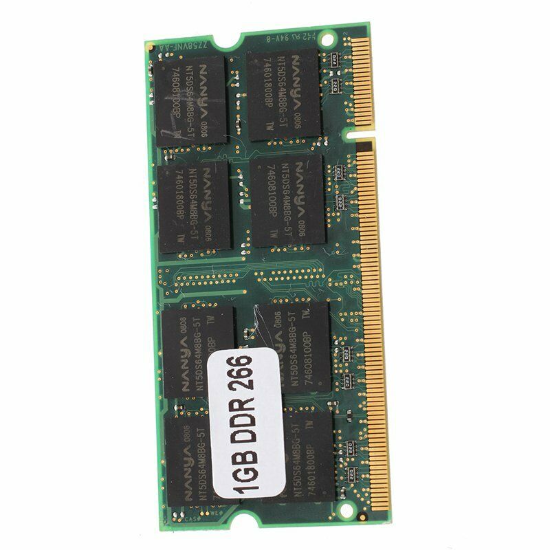 1GB Memory RAM Memory PC2100 DDR CL2.5 DIMM 266MHz 200-pin ebook Laptop N5J4