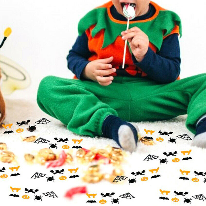 15g/bag Halloween Confetti Table Sprinkle Spooky Spider Pumpkin Star Bat .l8