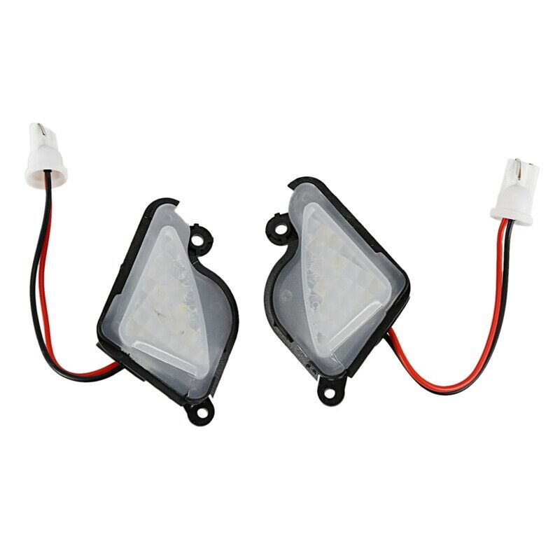 2X 6500K White Led Under Side Mirror Light Puddle Lamp For Skoda Octavia Mk3 5C3