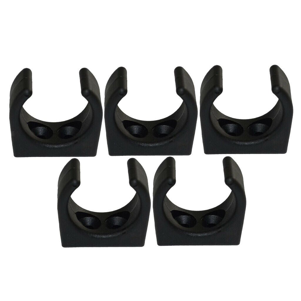 5pcs  Boat Marine Hook Clips Boat Hook Push Pole Clips 32mm Dutrable Boat