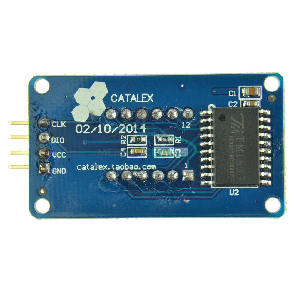 TM1637 4-Bits Digital Tube LED Clock Display Module For Arduino Due UNO 2560 R3