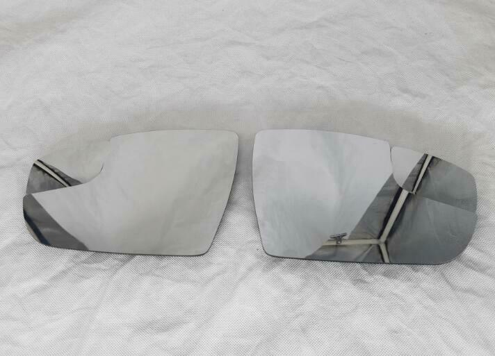 Pair Front Side Rearview Mirror Glass w/Backplate Fits For Ford Focus 2012-2018