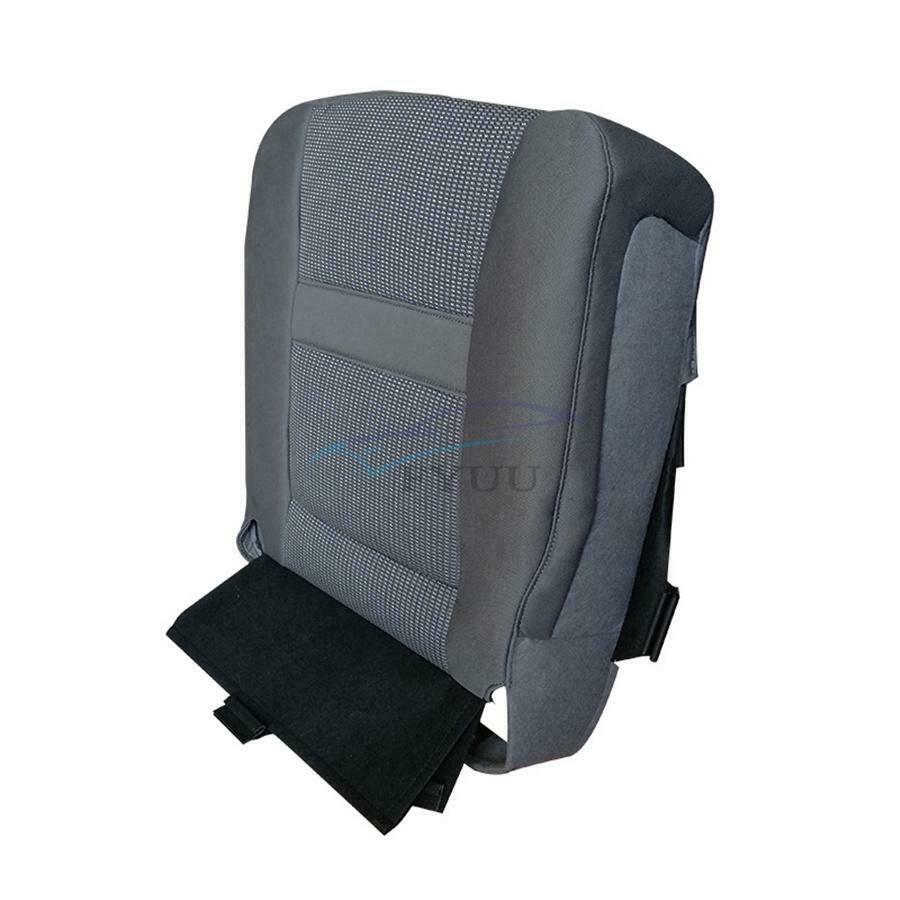 1×Dark Grey Wearproof Front Left Driver Seat Cover For 06-09 Dodge Ram 2500 3500