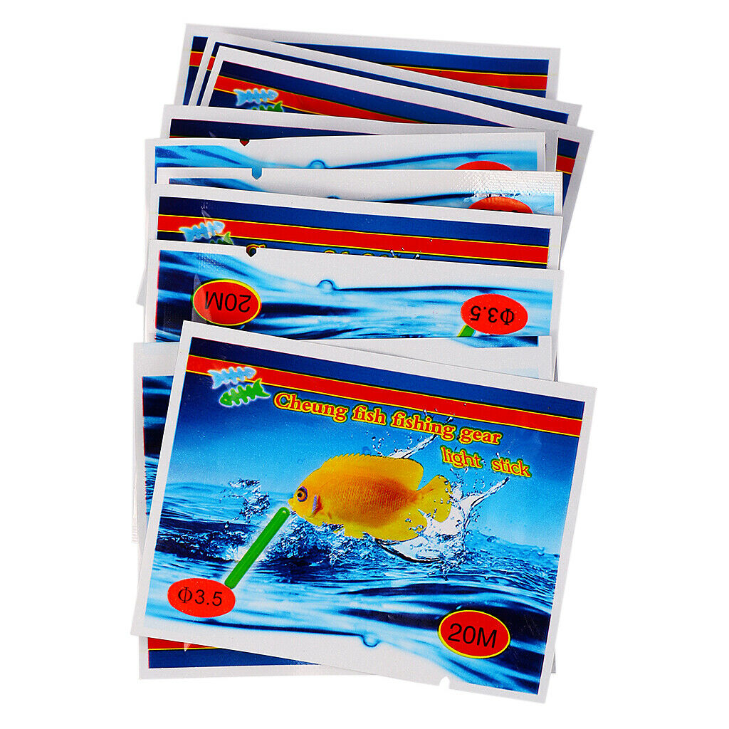 10 pcs Standard Glow Stick Light Stick Tool for Fishing