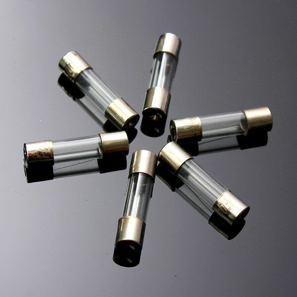 100x Sets 5x20mm Quick Blow Glass Tube Fuse Assorted Kits Fast-blow Glass Fuses