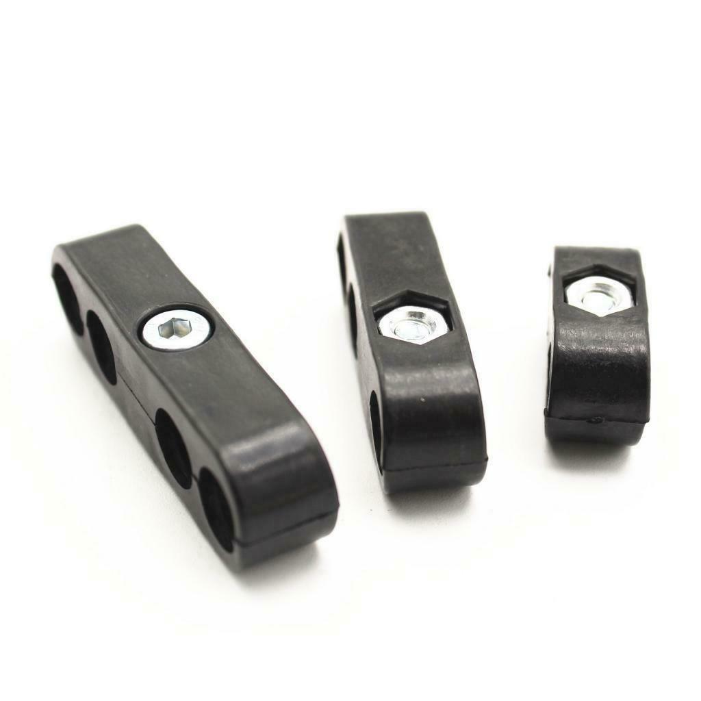 6x New Black Spark Plug Wire Cable Cord Separators Set For Chevy Ford Mopar