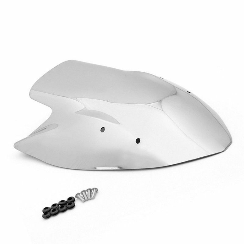 Chrome Double Bubble Motorcycle Windshield for Kawasaki Z1000 2003-2006