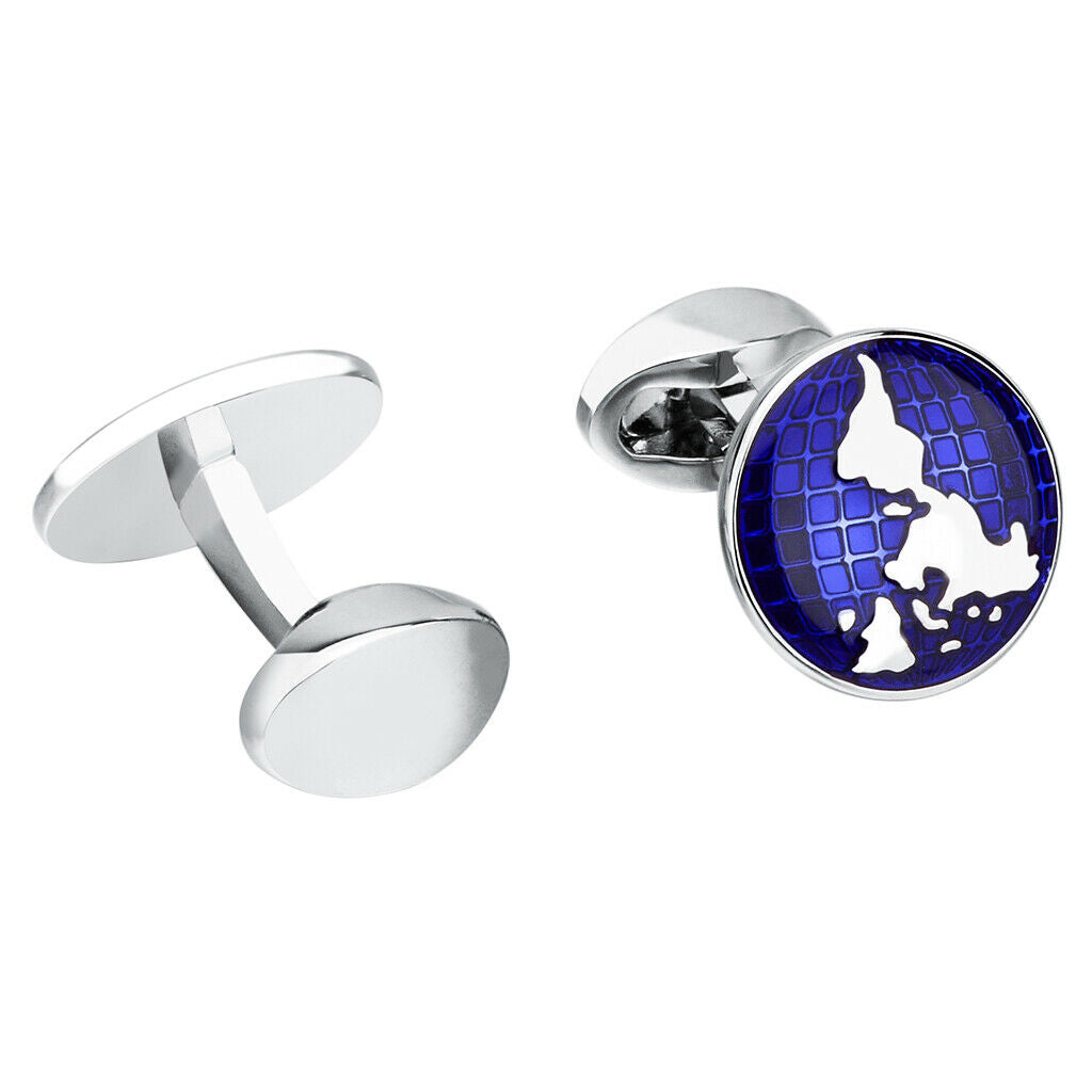 Mens Round Brass Cuff Links for Shirts Suits Tuexdo Wedding Business  1