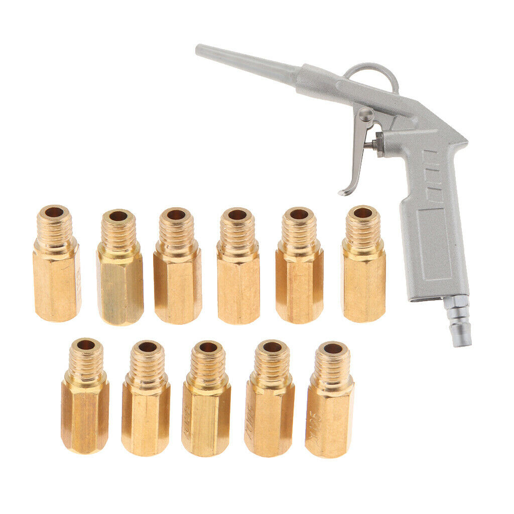 Air Duster Removing Gun Blower Cleaning Tool+Carburetor Jet Injectors Nozzle