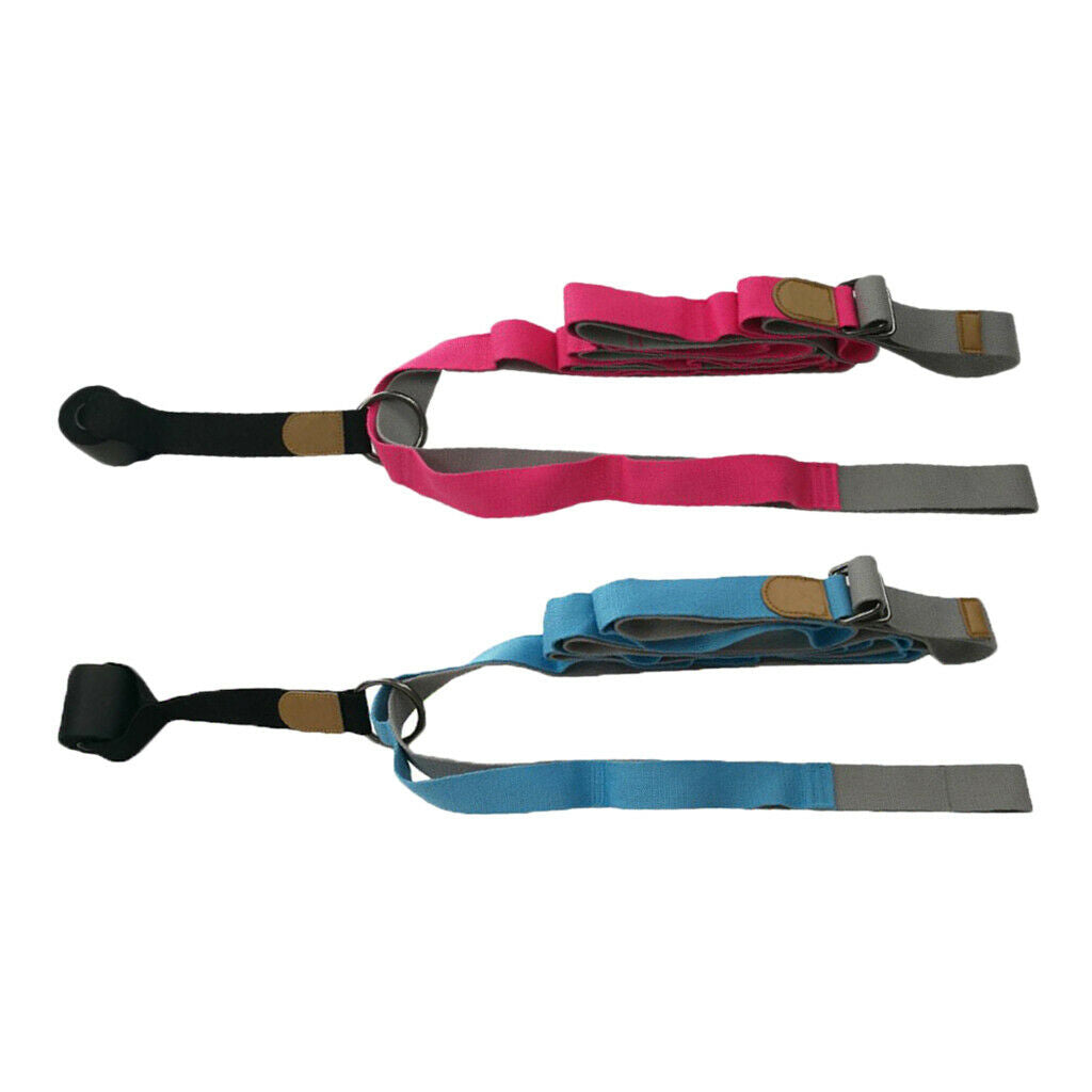 2x Leg Stretcher Yoga Dance Strap Legs Out Balance Belt Bands Home Trainer