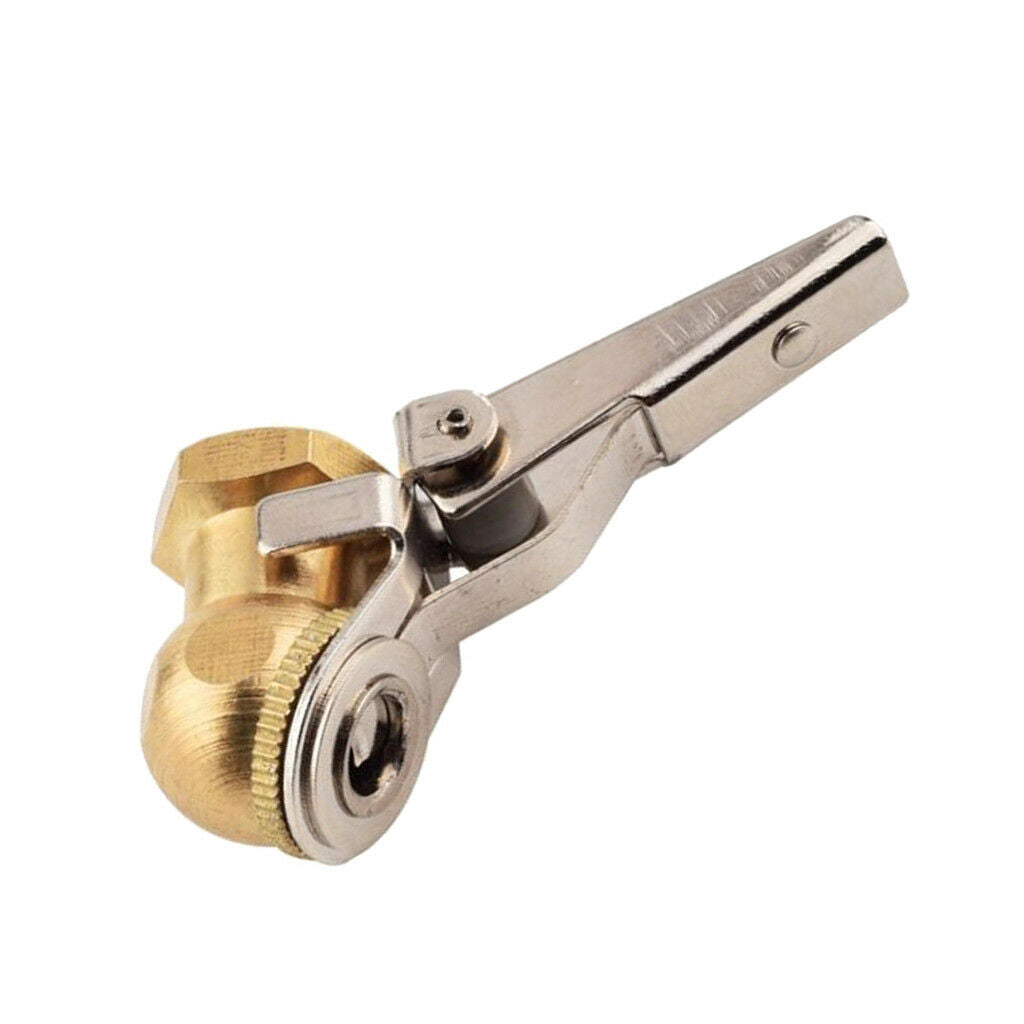 Durable 1/4in Ball Foot Air Chuck Car Tire Hose Tool Clip-on Air Chuck