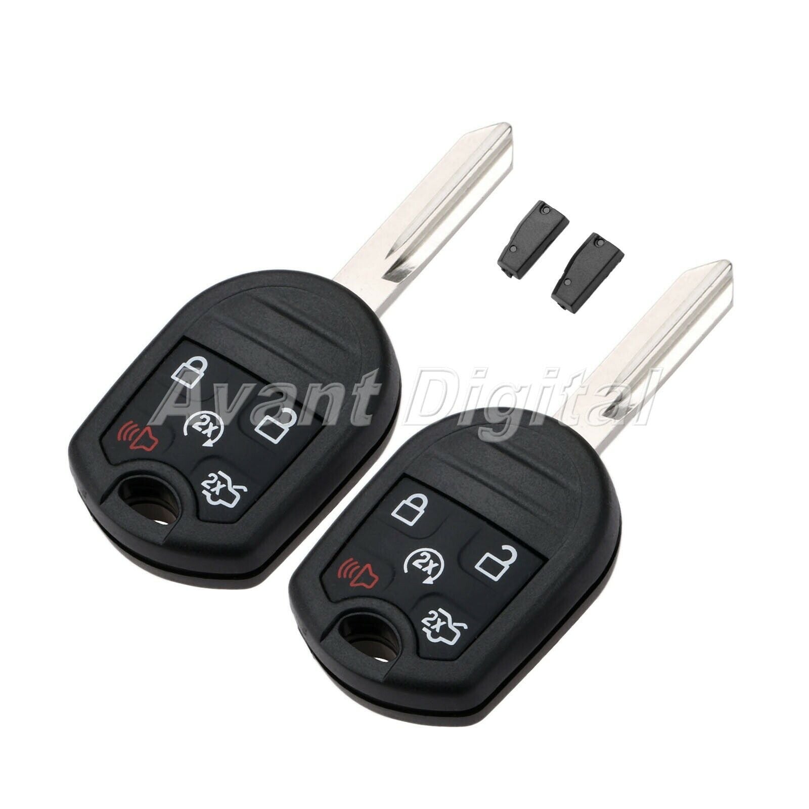2Pc Remote Key 5BTN 315MHz CWTWB1U793 ID83 4D63 Chip For 2011-2015 Ford Explorer