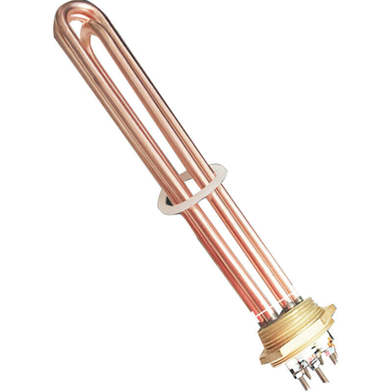 Threaded Electric Water Tank Heating Tube Copper M47 DN40 Heated Pipe 220V 9KW