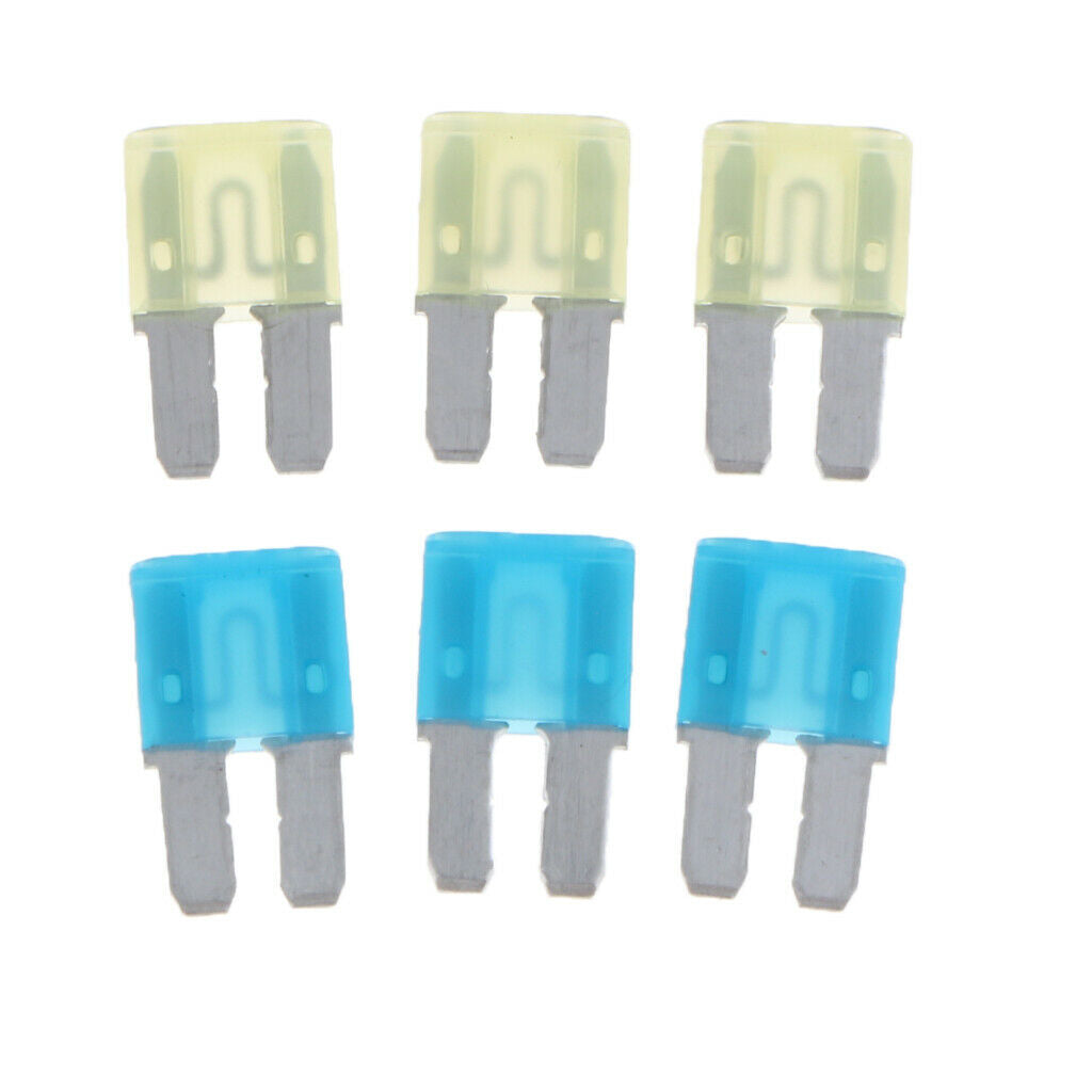 15 Pieces 5-Sizes 5AMP 7.5AMP 10AMP 15AMP 20AMP Micro 2 ATR Blade Fuse Kits