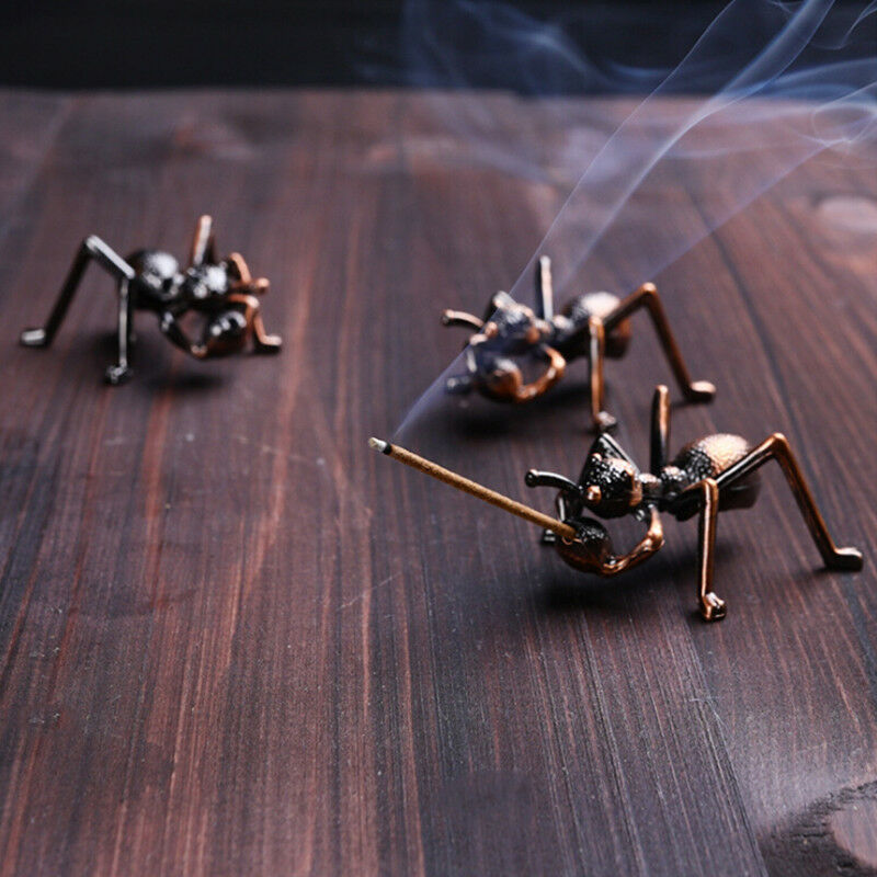 ant copper incense burner holder plate stick cones home decor decorations.l8