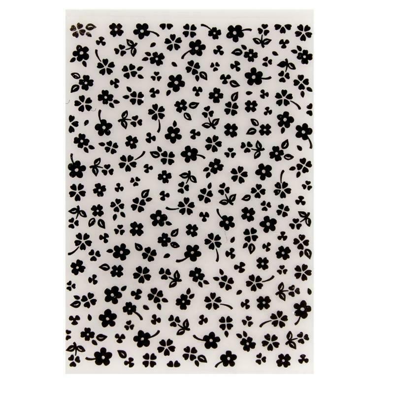 Clover Plastic Embossing Folder Stencil Template DIY Craft Making Scrapbooking