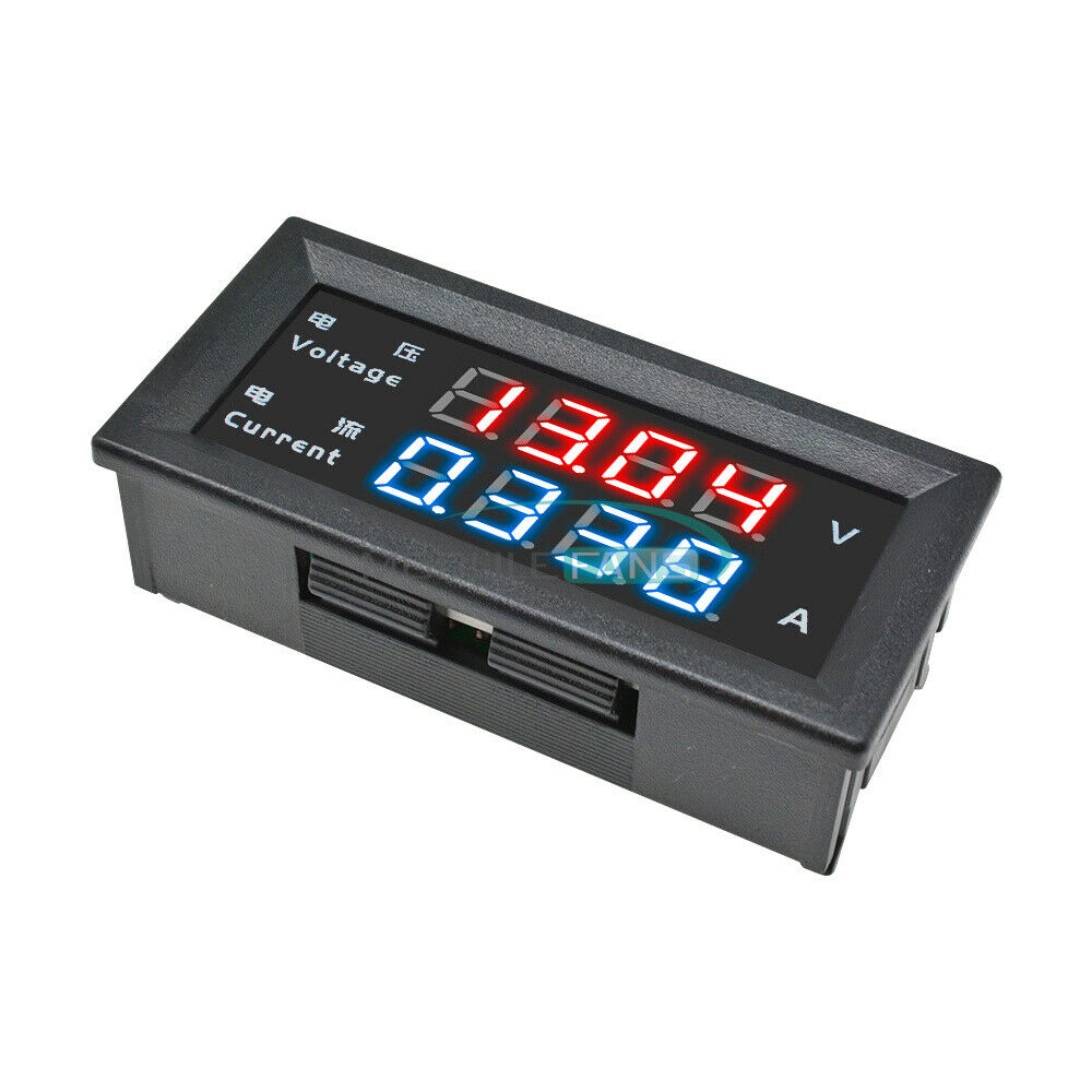 DC0-100V 10A Dual Display Voltage Current Power Meter Ammeter M4430 4-digit LED