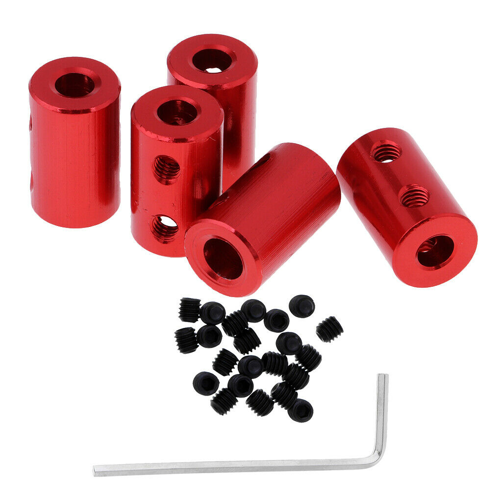 Motor Shaft Coupling Rigid Coupler Connector for RC Car Boat 5-6mm