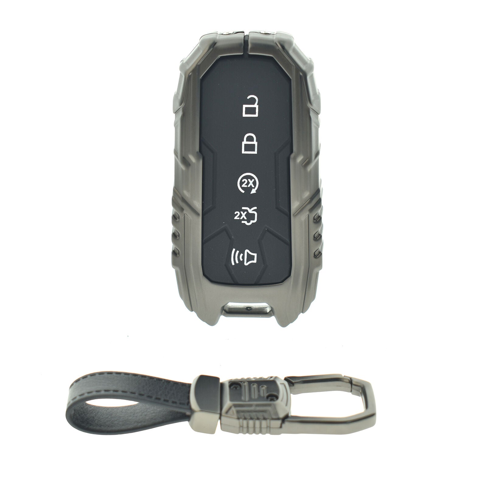 Zinc Alloy Car Key Fob Cover Case Bag For Ford Explorer F-150 Edge Remote Holder