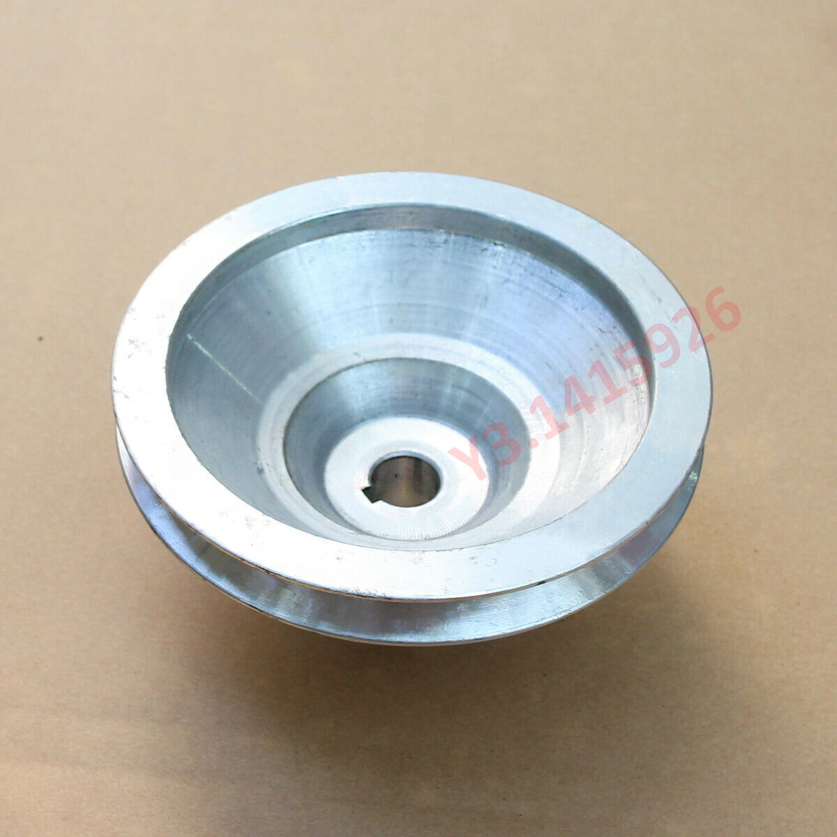 OD147mm, 4 Step Pulley 28mm Bore for 1/2"=12.7mm Belt width - Cast Aluminum