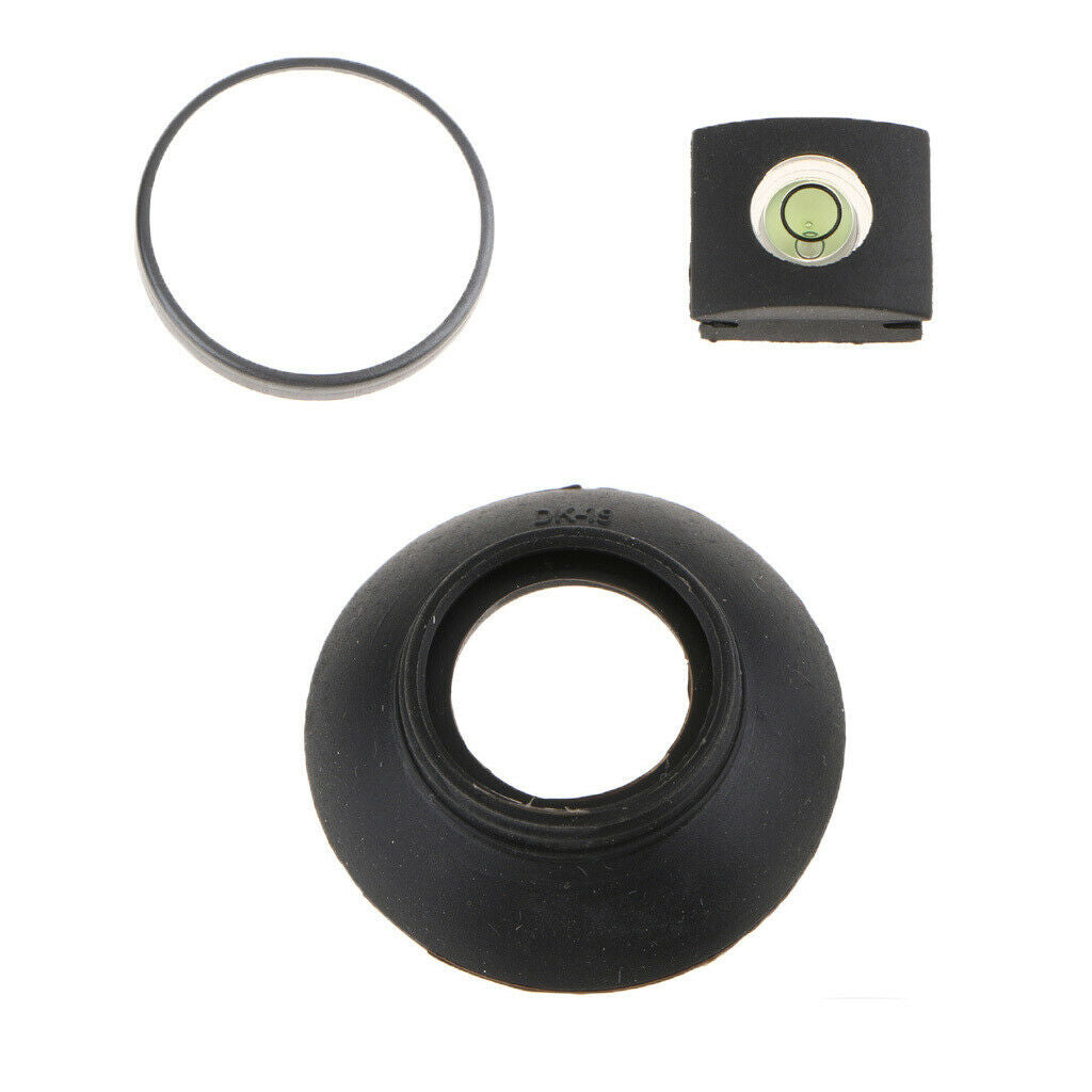 1 Piece Camera Viewfinder Eyecup Eyepiece + Spirit Level for Nikon D850/D500