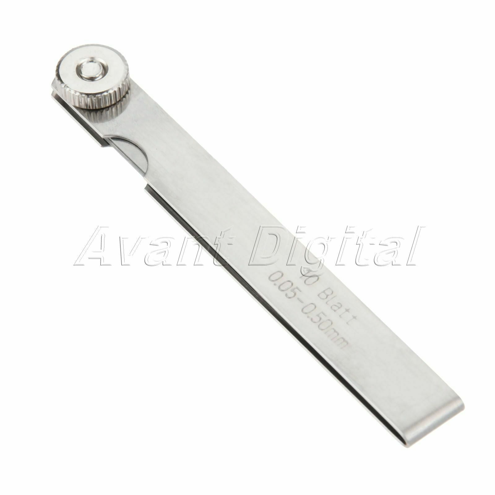 New 10 Blades Feeler Gauge 0.05mm-0.5mm Metric for Checking Inspect Valve Tappet
