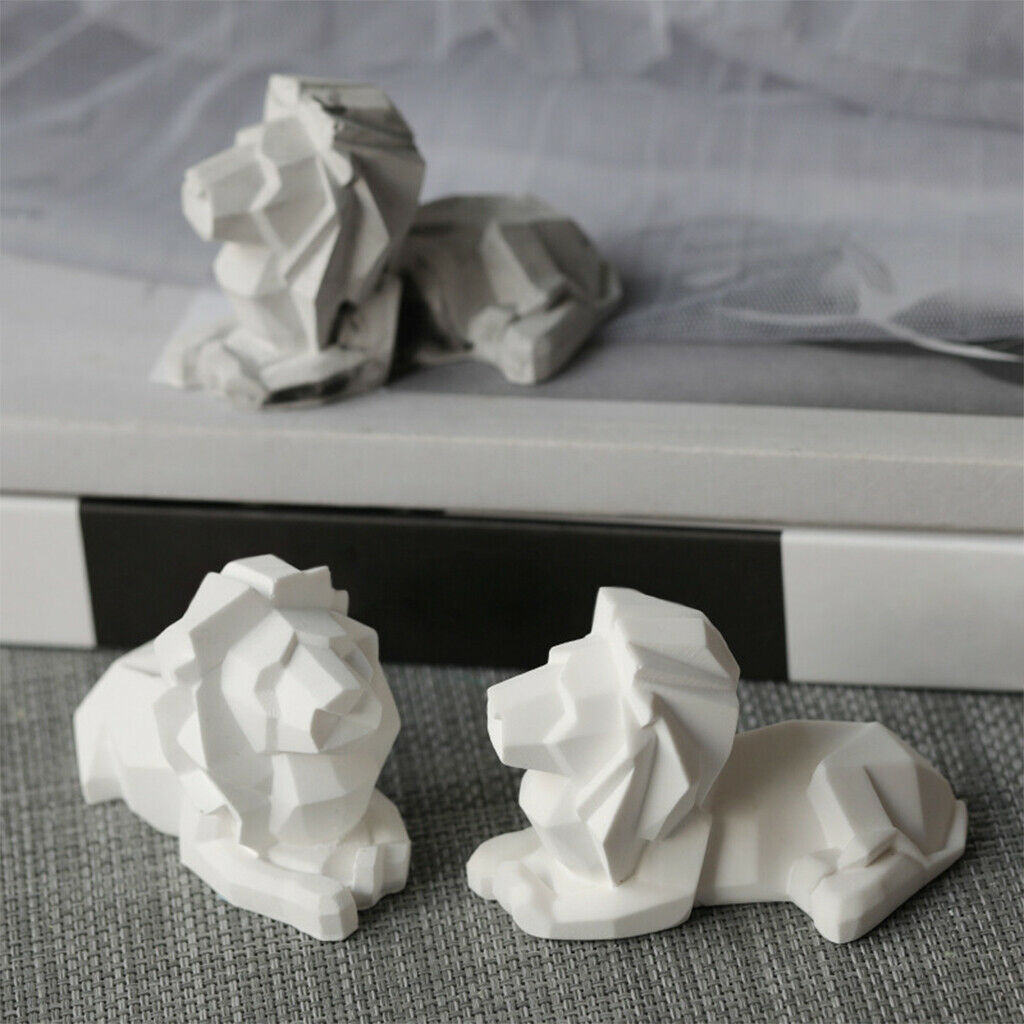 Candle molds Geometric shape plaster candle molding silicone mold for home