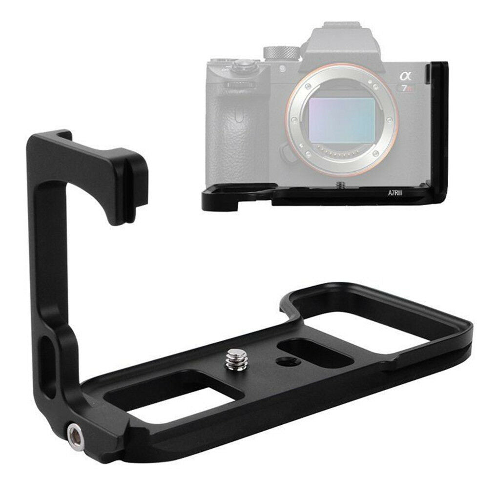 Vertical L Bracket Quick Release QR Plate Holder for Sony A7RIII A7III A9